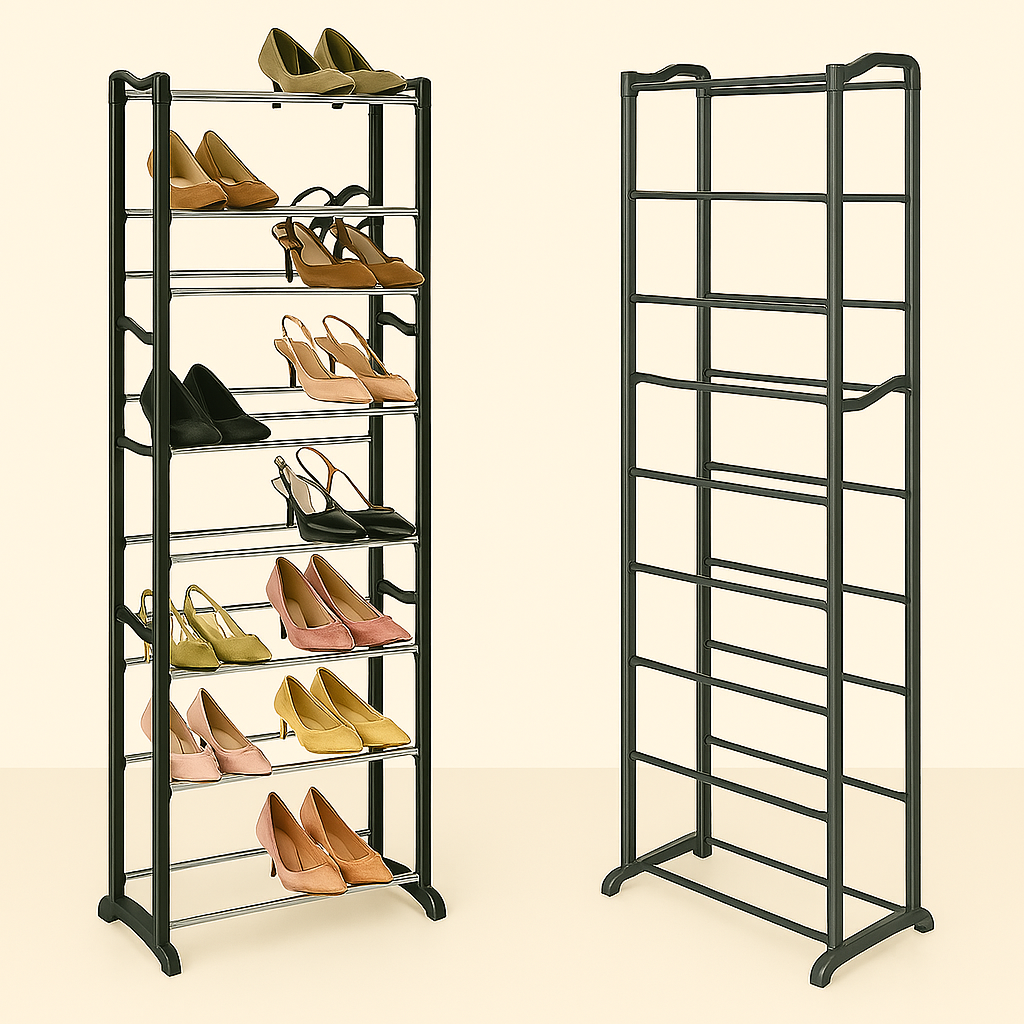 👟 Zapatera Vertical de 30 Pares – Ahorra Espacio con Estilo 🧺