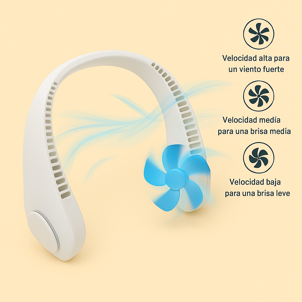 🌬️ Ventilador Corporal Arctic Air – ¡Frescura portátil al instante!
