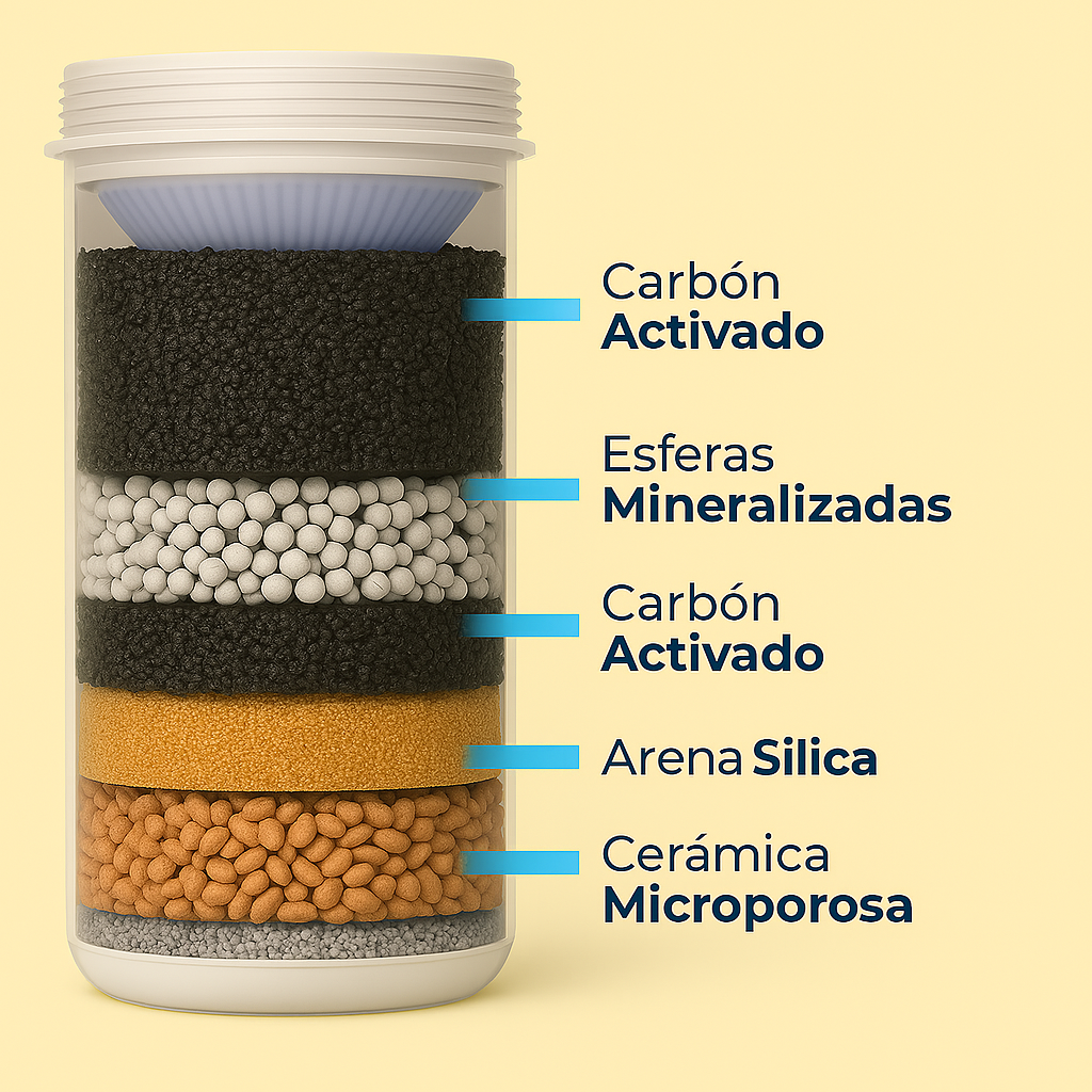 Kit 3 Repuestos para Purificador de Agua 14 y 16 Litros – Combo Filtro