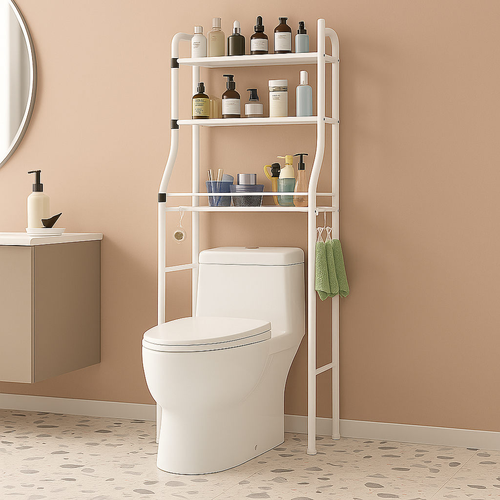 🧼 Organizador de Baño – Estantería Tipo Mueble Ahorrador de Espacio