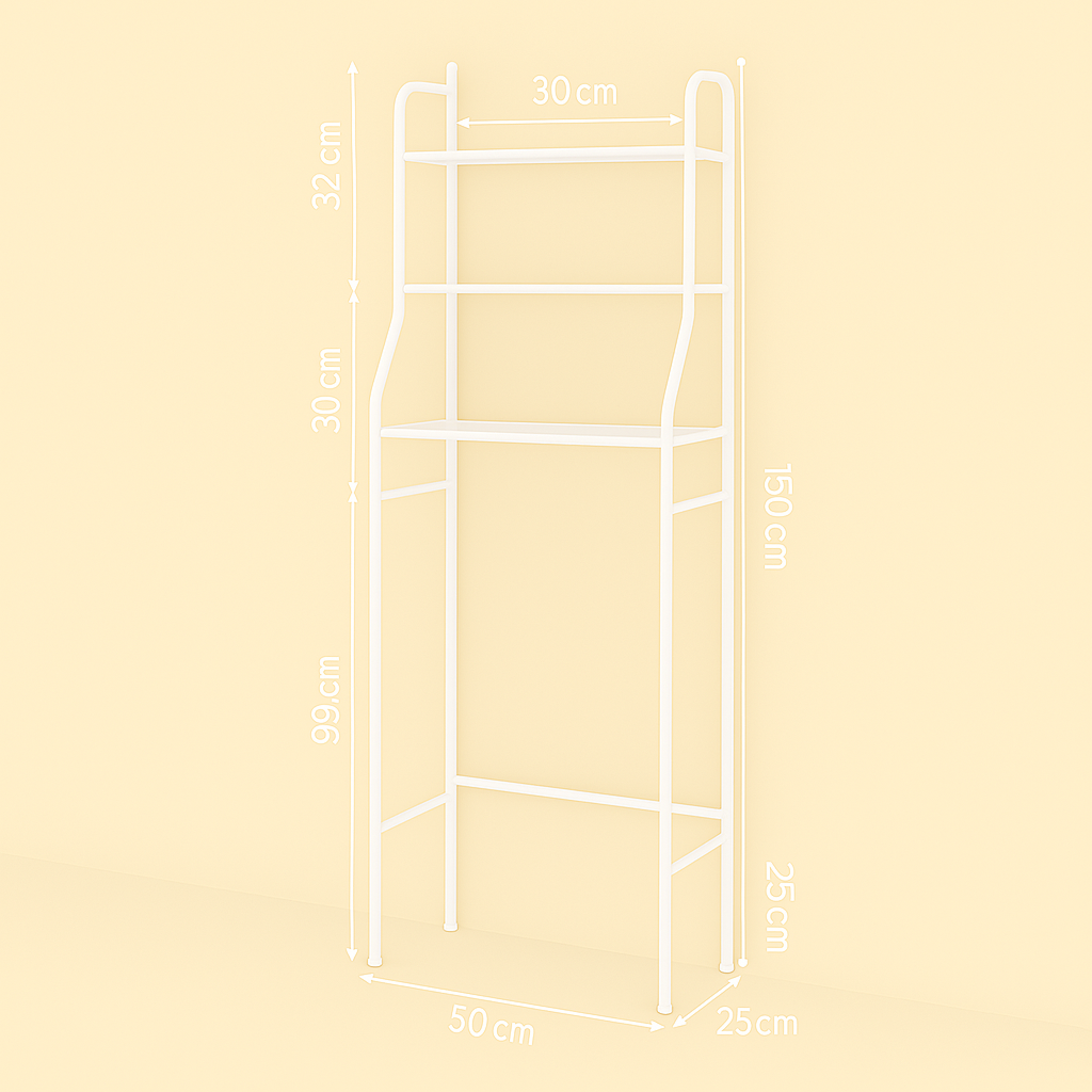 🧼 Organizador de Baño – Estantería Tipo Mueble Ahorrador de Espacio
