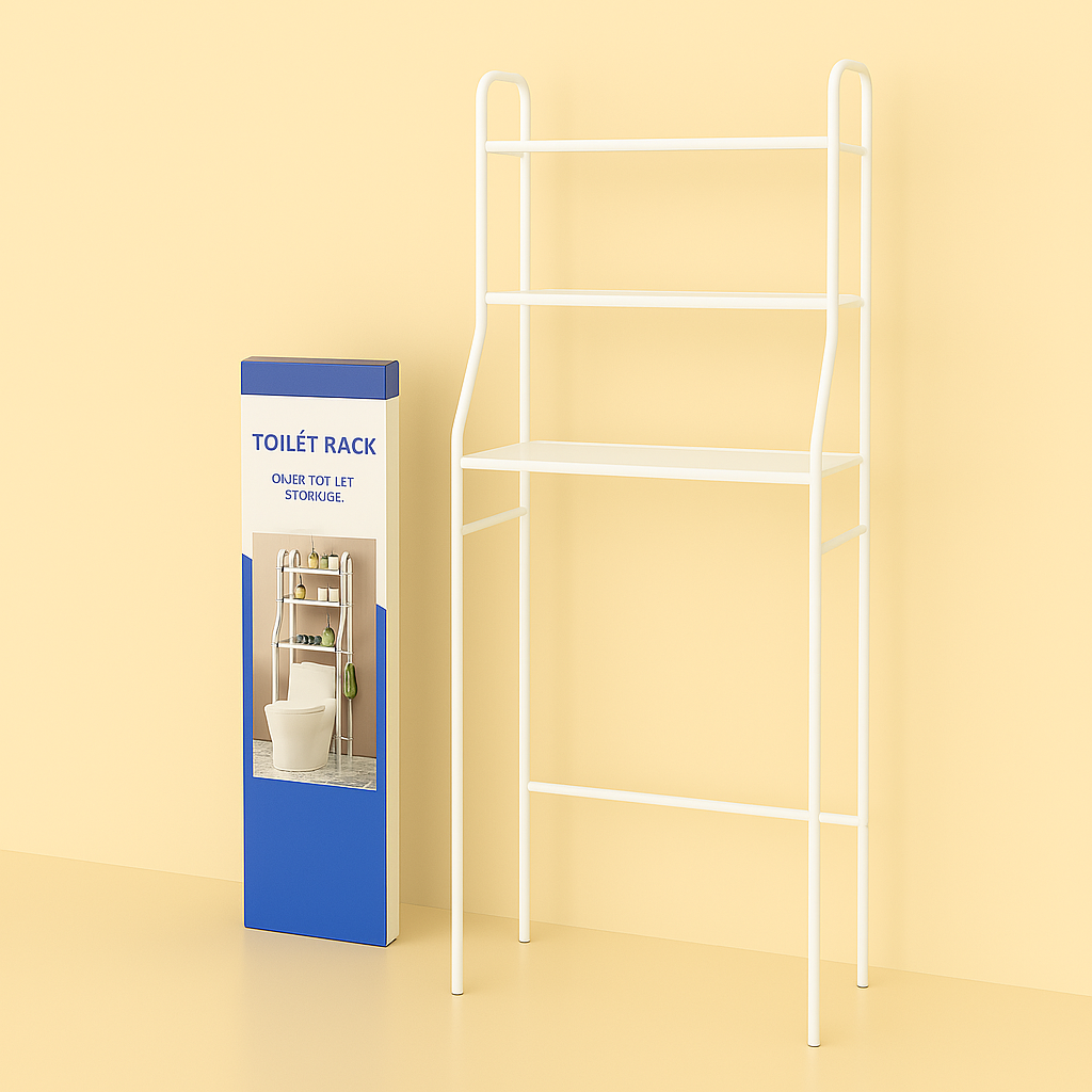 🧼 Organizador de Baño – Estantería Tipo Mueble Ahorrador de Espacio