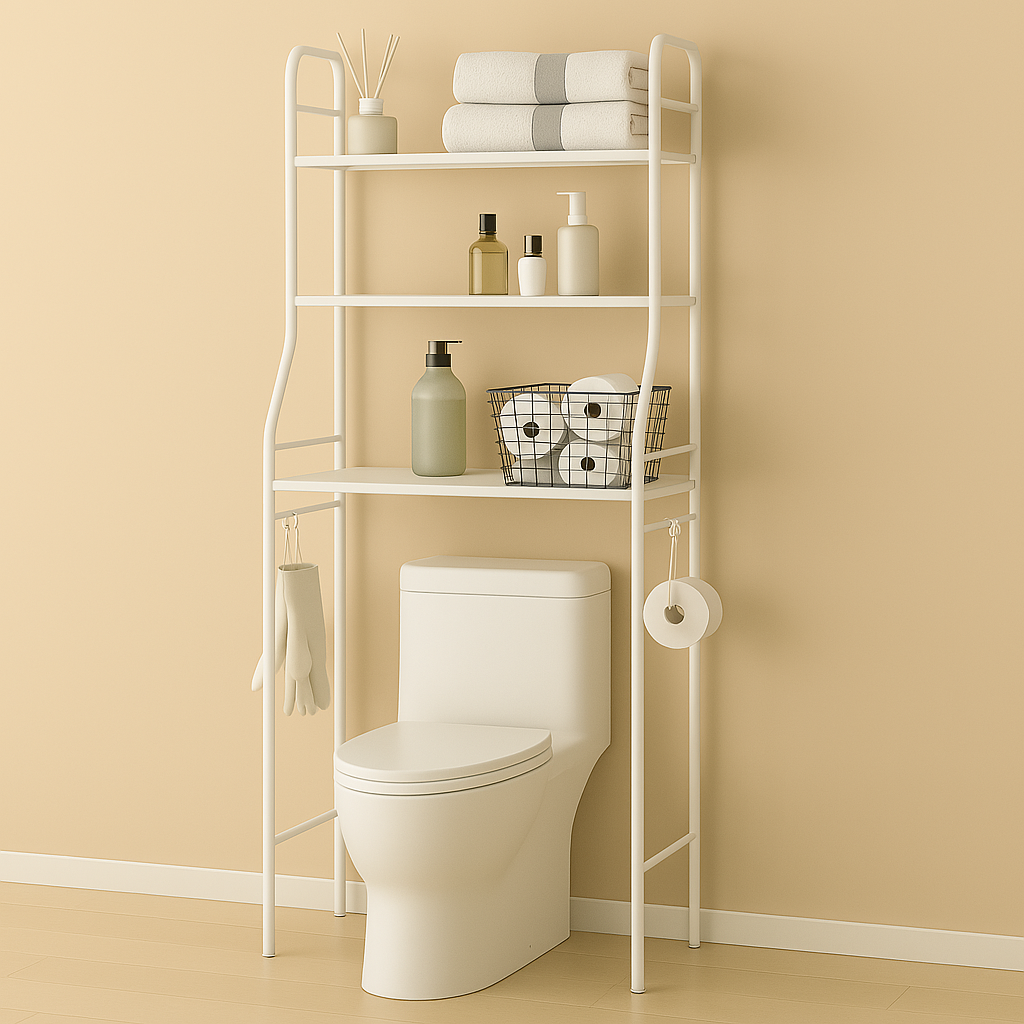 🧼 Organizador de Baño – Estantería Tipo Mueble Ahorrador de Espacio