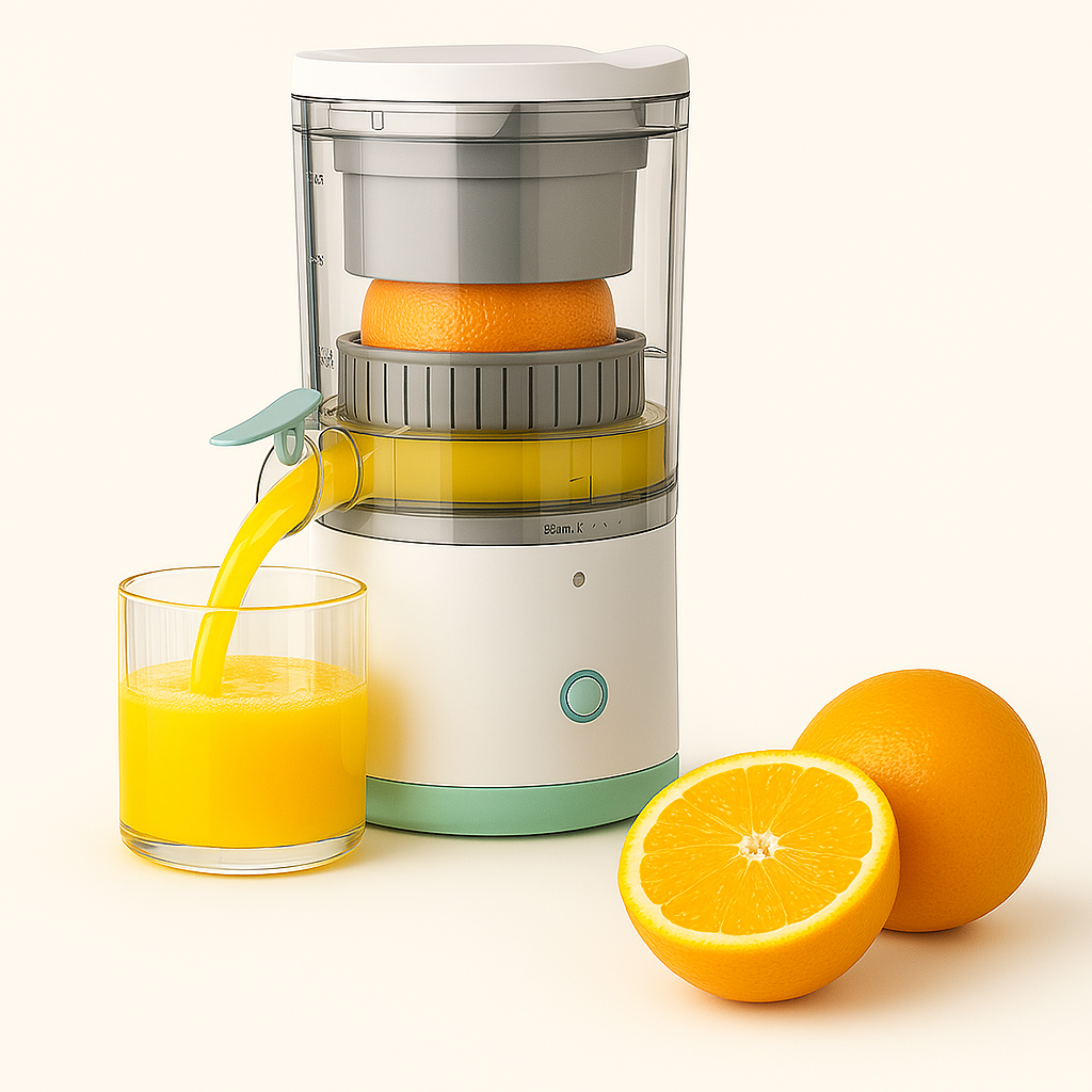 🍊🔋 Exprimidor Automático Recargable Portátil – Saca Jugos de Naranja