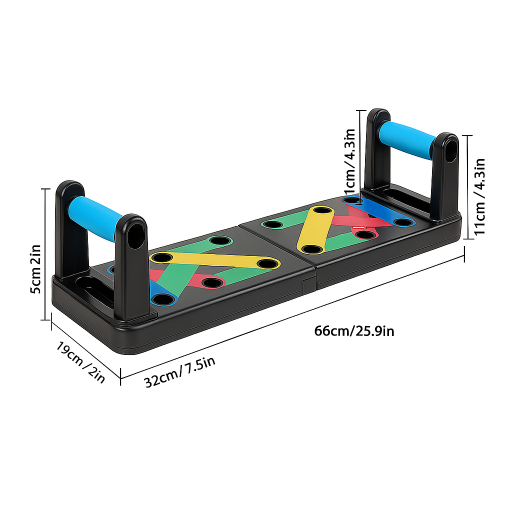 💪🔥 Tabla Push Up – Sistema Completo de Flexiones Multifuncional