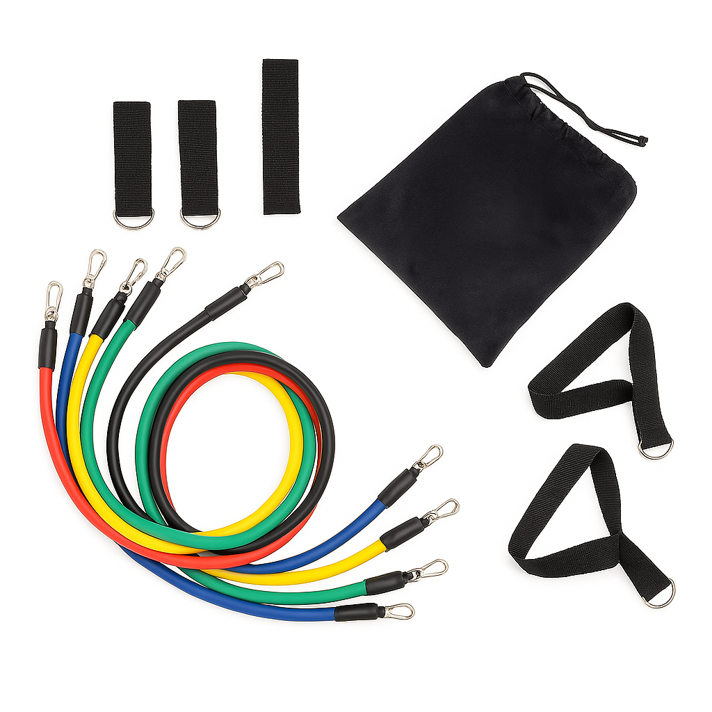 🏋️ Kit Bandas Tubulares de Resistencia Ejercicio X 11 Piezas