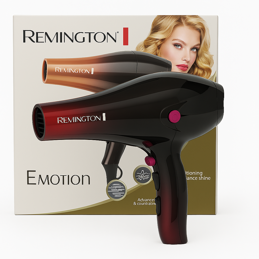 💨 Secador Remington RE-2007 – ¡Potencia y Estilo al Alcance de Tu Mano!