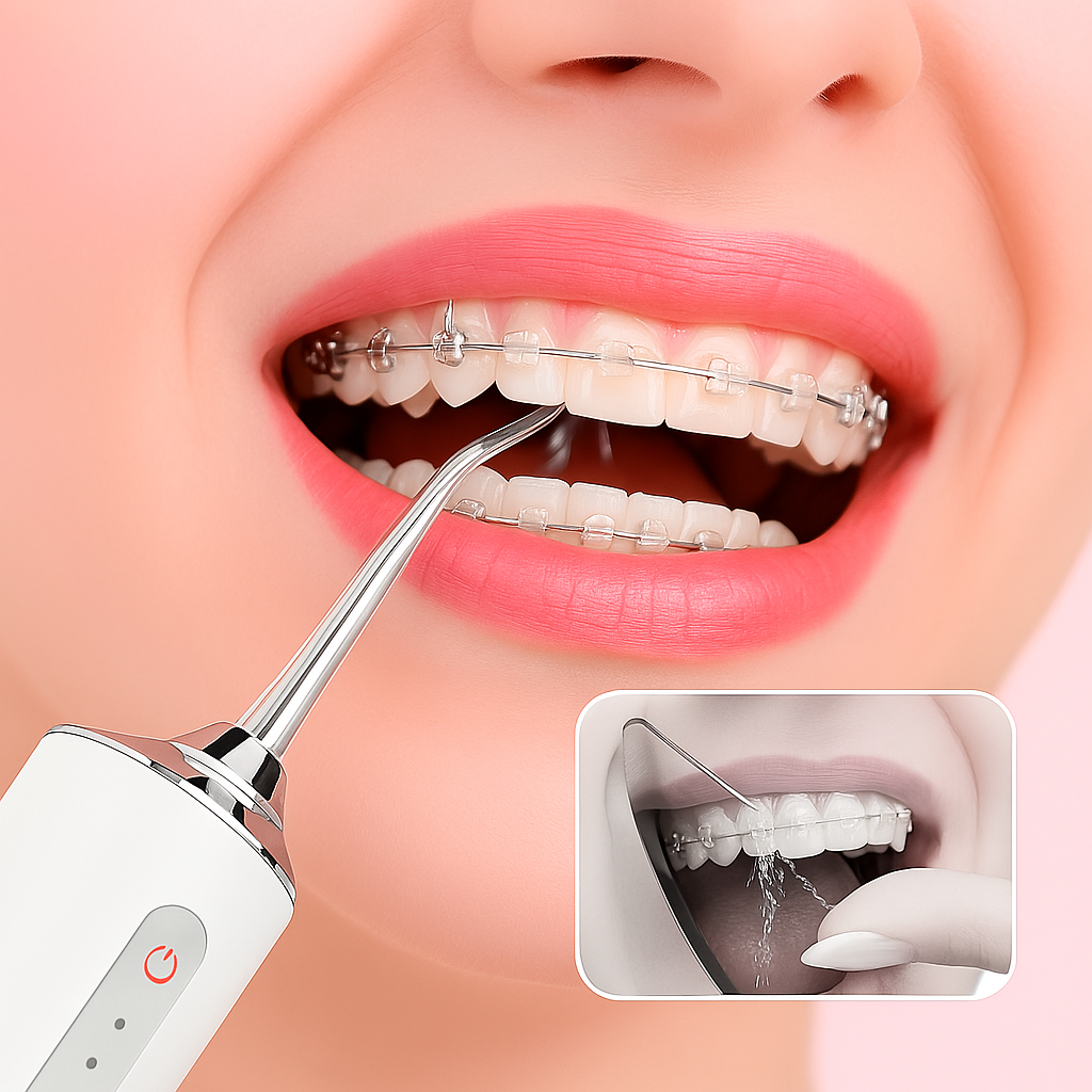😁 Irrigador Oral Recargable – ¡Sonríe con Limpieza Profesional desde Casa!