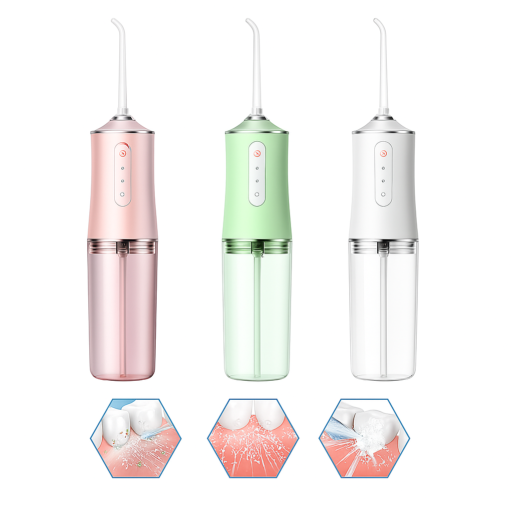 😁 Irrigador Oral Recargable – ¡Sonríe con Limpieza Profesional desde Casa!