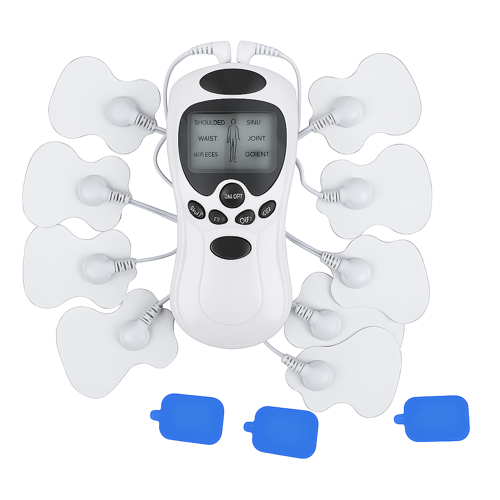 ⚡ Gimnasia Pasiva Digital 8 Electrodos – ¡Activa Tu Cuerpo Sin Esfuerzo! 💪🧘♀️