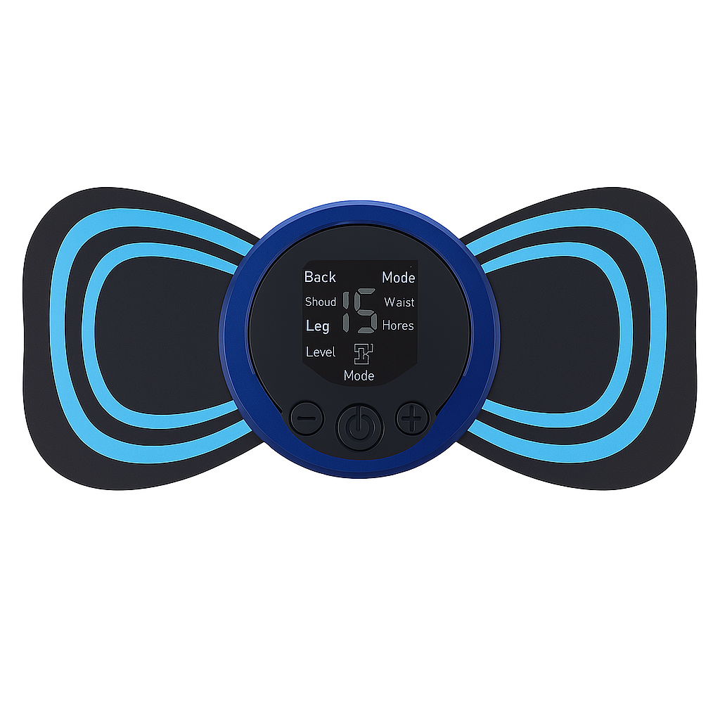 🌟 Mini Parche Masajeador Eléctrico Corporal Portátil – Relajación y Bienestar al Alcance de tu Mano