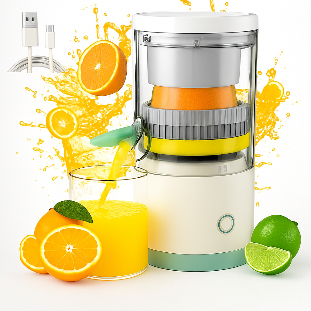 Exprimidor Saca Jugo Naranja Eléctrico Portátil 🔋✨