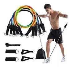 🏋️ Kit Bandas Tubulares de Resistencia Ejercicio X 11 Piezas