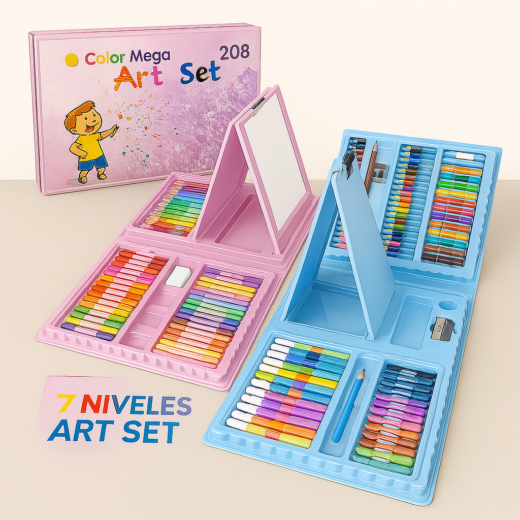 Set de Arte Creativo para Niños – 208 Piezas
