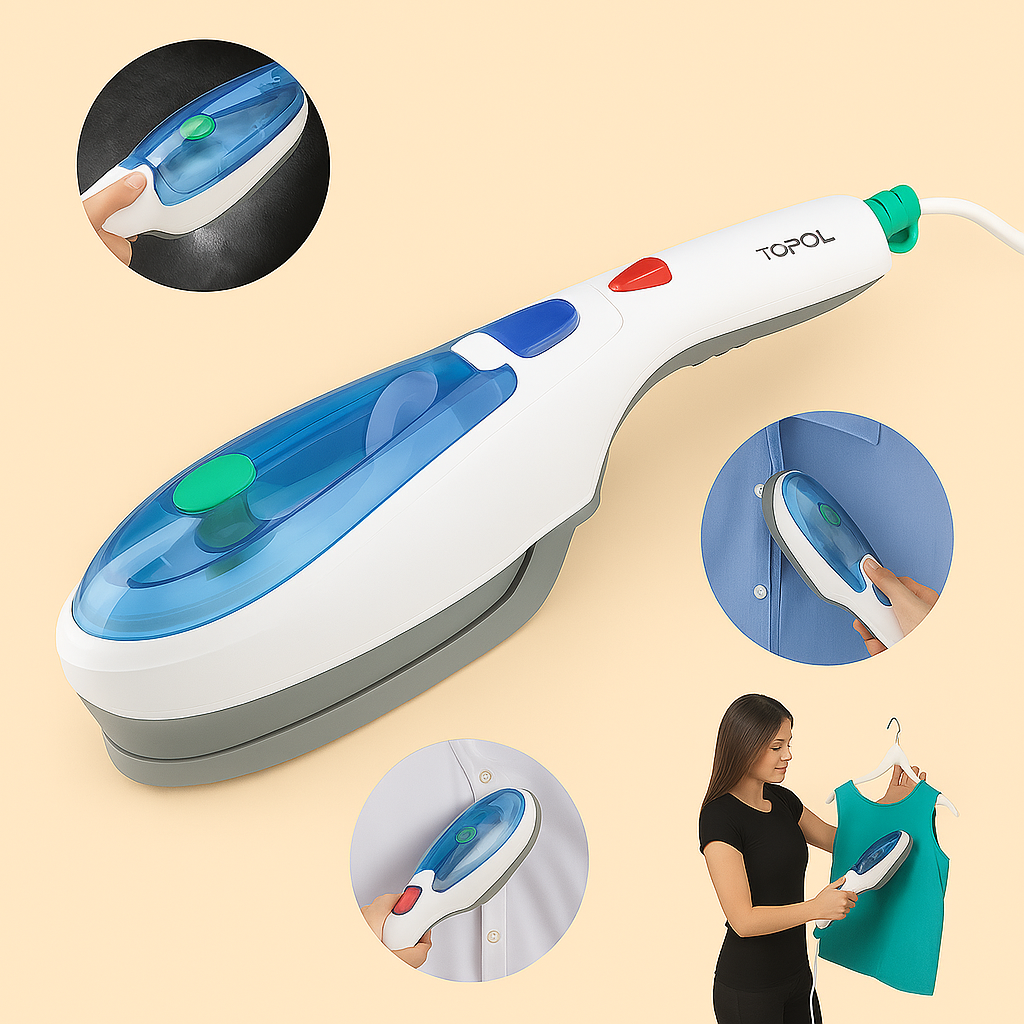 👔 Plancha a Vapor Viajera Portátil Travel Tobi – ¡Luce impecable donde vayas!