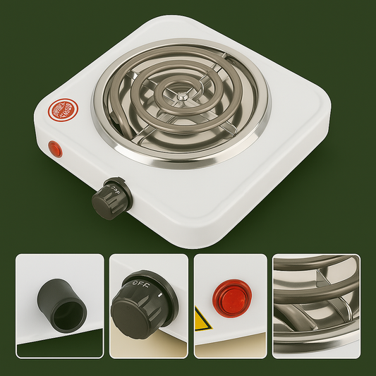 🔥🍳 Cocina Eléctrica de 1 Puesto – Modelo JX-1010B (Hot Plate)