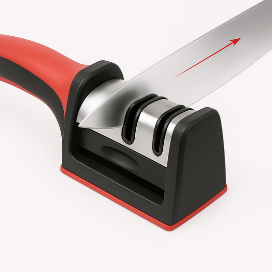 🔪✨ Afilador Profesional de Cuchillos, Tijeras y Navajas – Acero Inoxidable