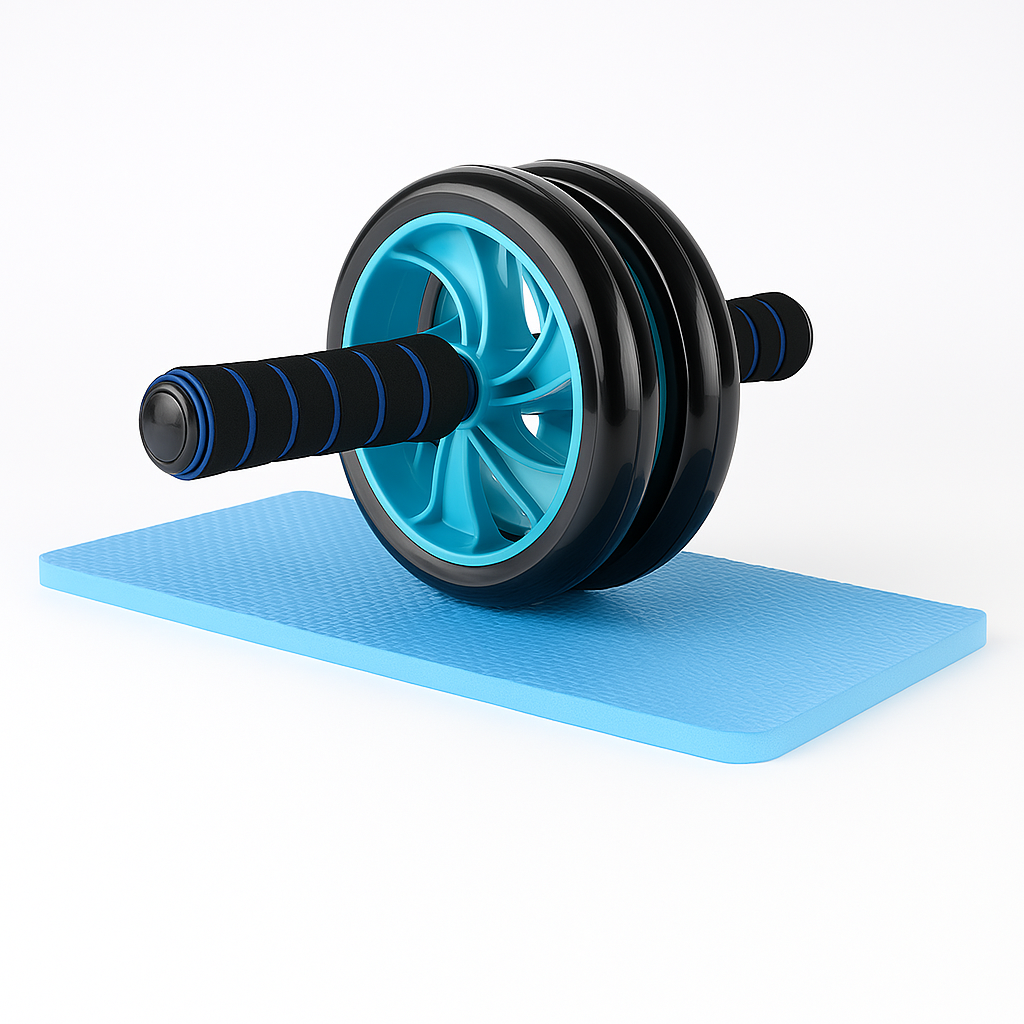 🌀💪 Rueda Abdominal + Tapete Antideslizante – Fortalece Tu Core