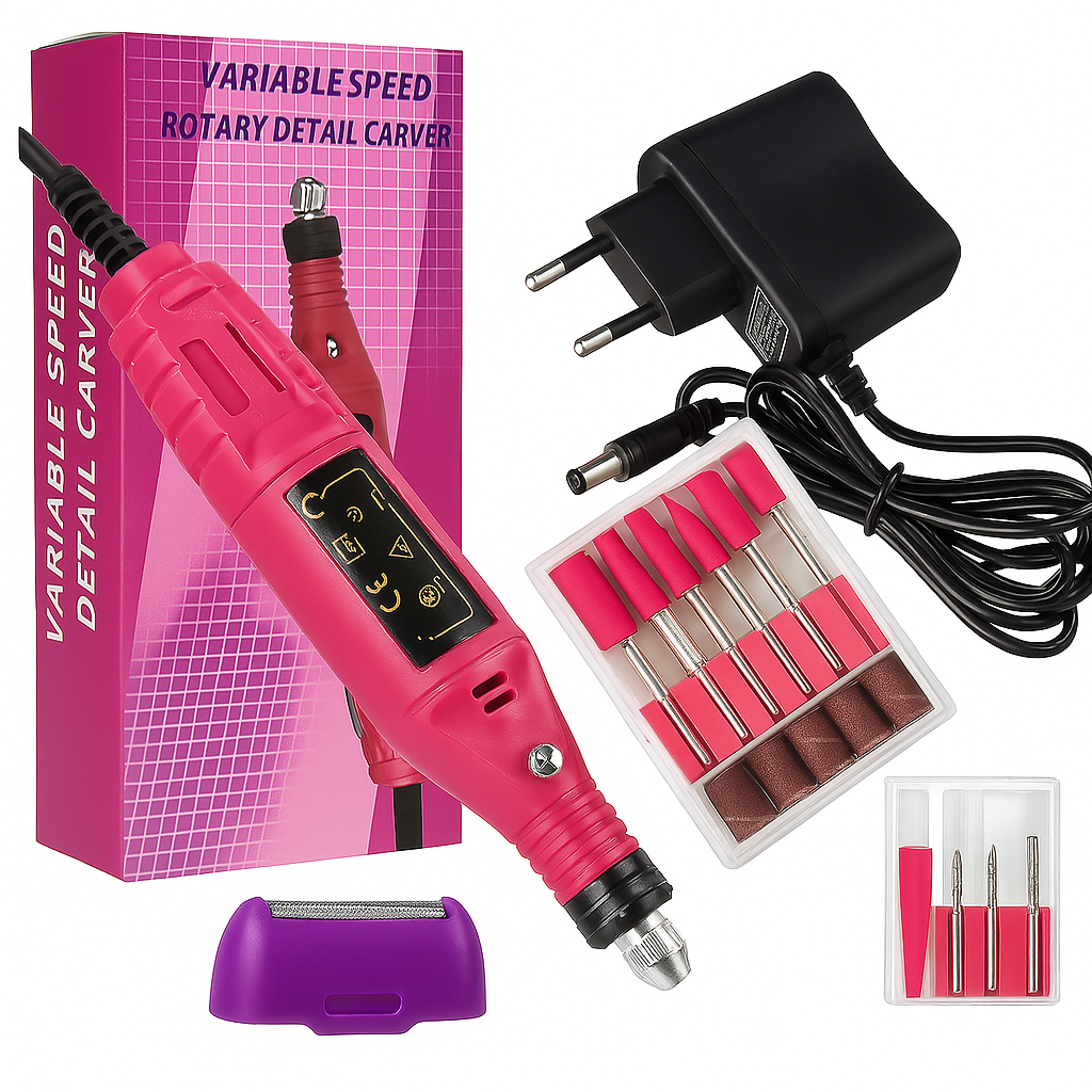 💅 Pulidor de Uñas Profesional 18 Piezas – ¡Tus Uñas Siempre Perfectas! ✨💖