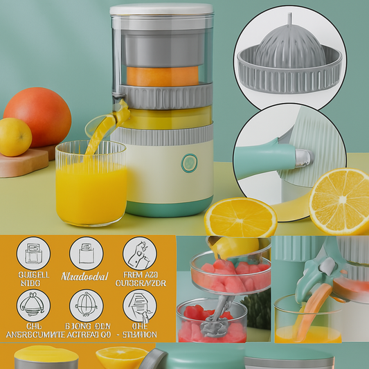 Exprimidor Saca Jugo Naranja Eléctrico Portátil 🔋✨